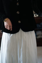 Vintage Black Silk Velvet Jacket