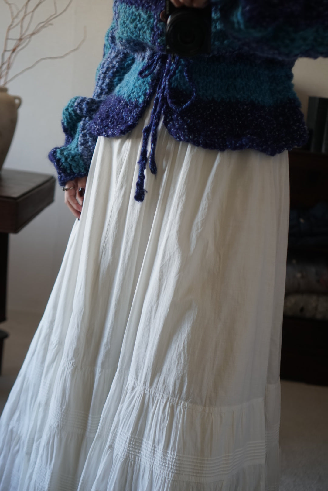 1950’s Handmade Blue Knit