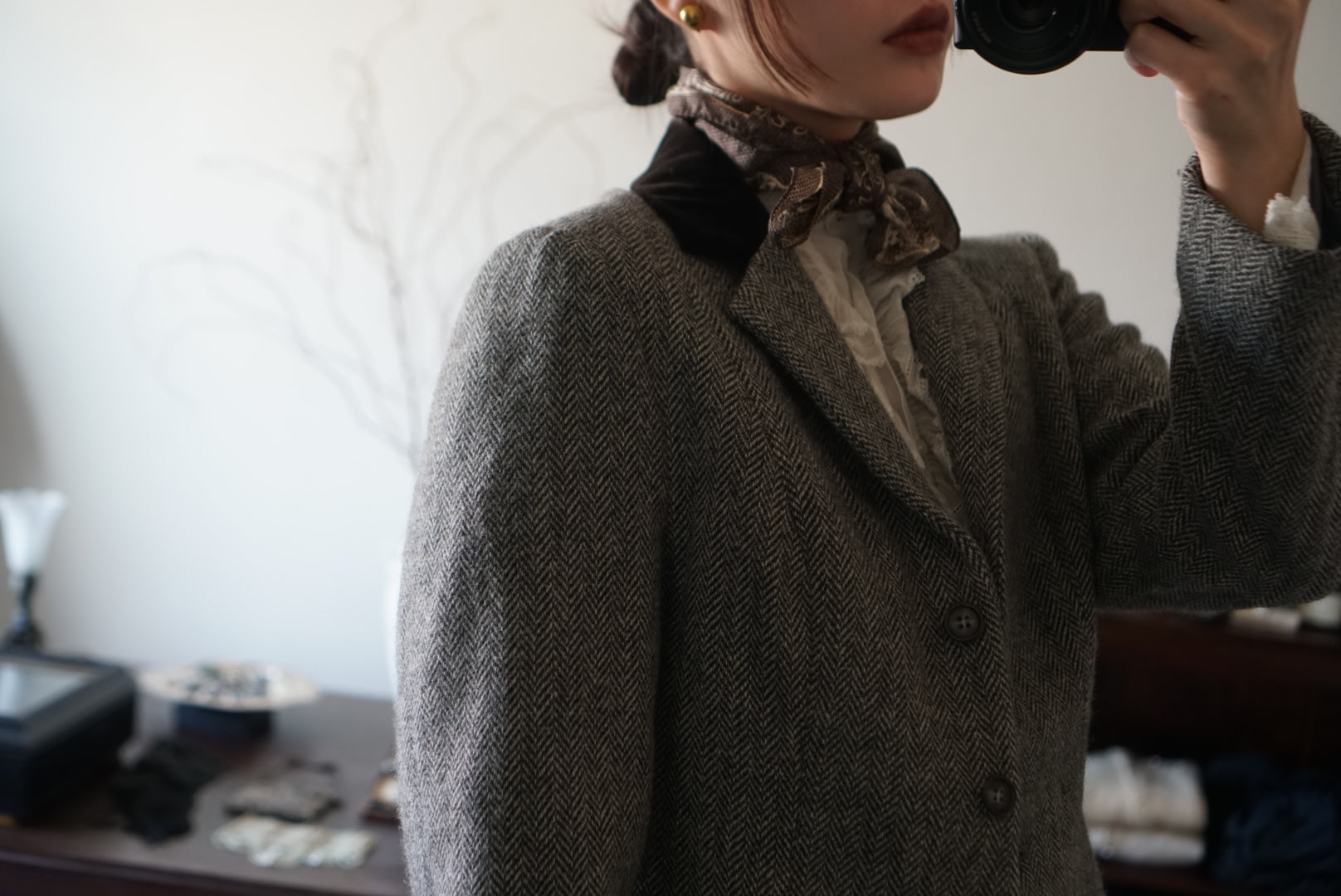 Vintage Brown Scarf