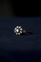 Georgian Dutch Rose-cut Diamond Cluster Ring