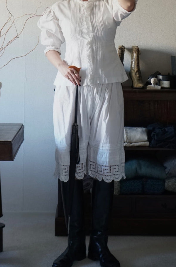 Edwardian Crochet Lace Pantaloons