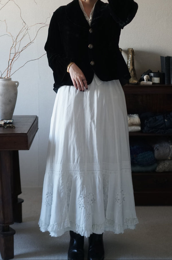 Edwardian Cutwork Lace Skirt