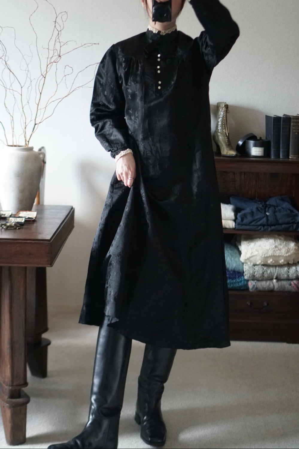 Vintage Black church Dress