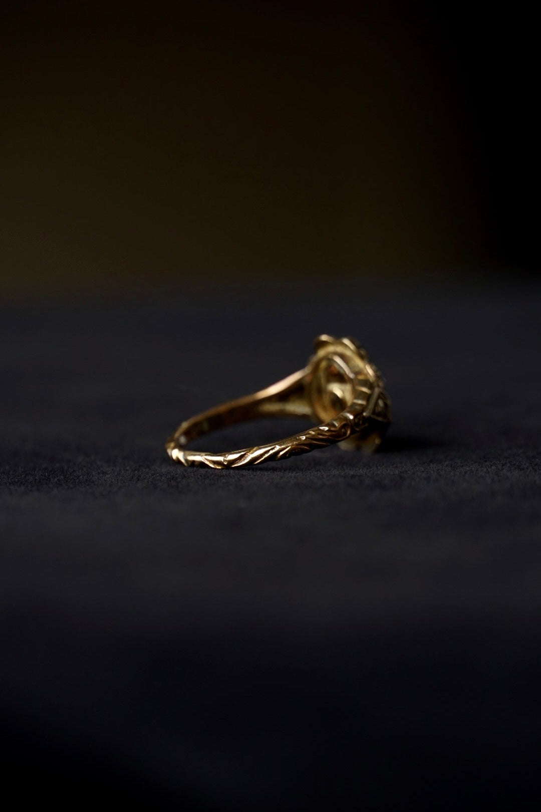 Georgian Dutch Rose-cut Diamond Cluster Ring