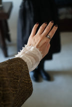 Vintage Big Collar Flare Jacket