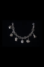 Vintage 800silver Bracelet with Filigree Charm