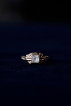 Edwardian 10K Pinky Ring with Glass Stone