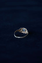 Edwardian 10K Pinky Ring with Glass Stone