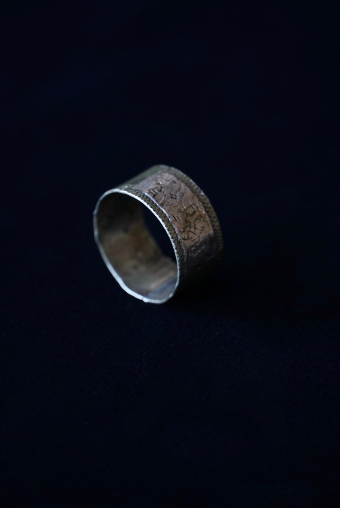 Vintage Copper Collar Thumb Ring