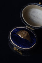 Vintage 10K RGP initial"G" Signet Ring