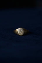Vintage 10K RGP initial"G" Signet Ring
