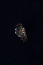 1864-65 Turquoise×Pearl×White Garnet Ring