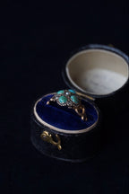 1864-65 Turquoise×Pearl×White Garnet Ring
