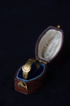 Edwardian Brass Buckle Ring