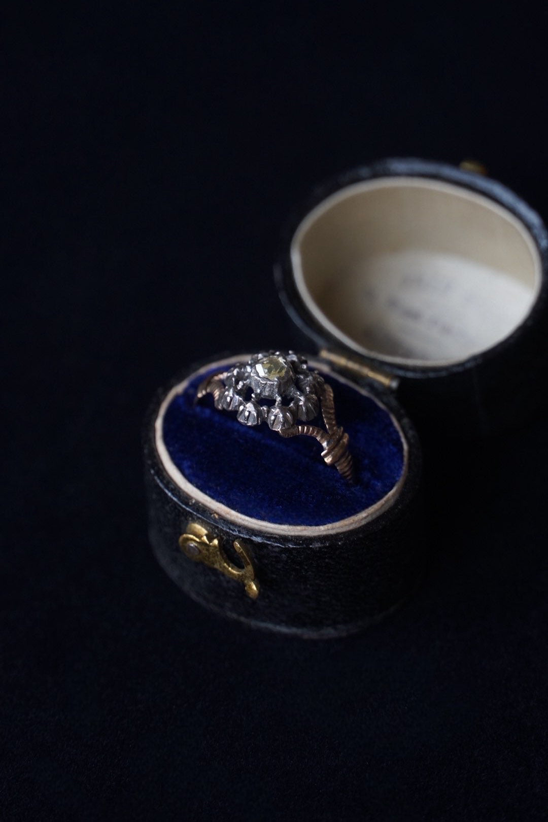 1850's Double Rose Cut Diamond Ring