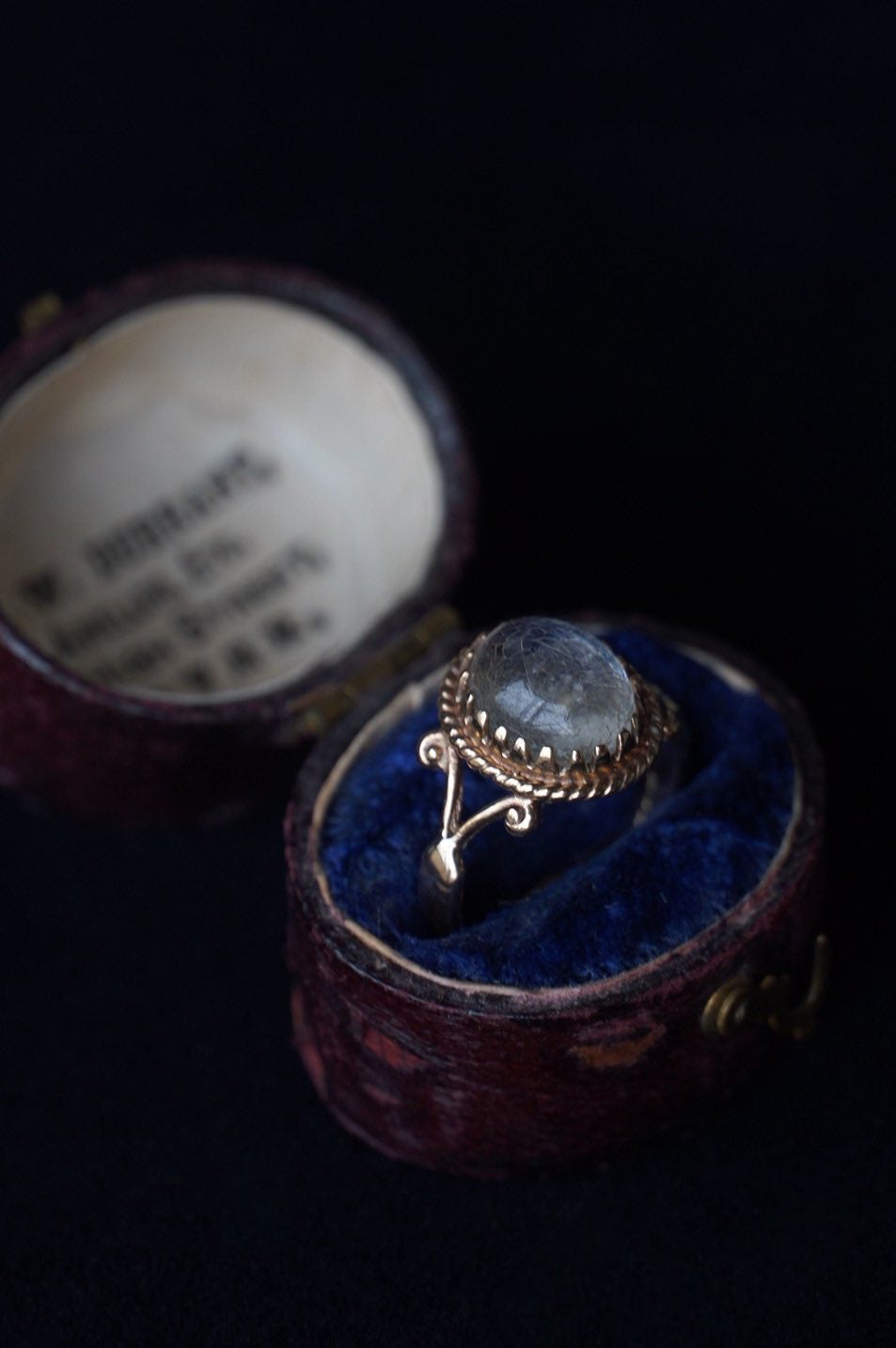 1910's 9ct Moon Stone Ring