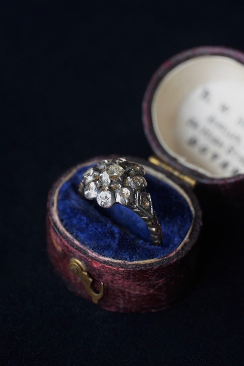 Georgian Dutch Rose-cut Diamond Cluster Ring