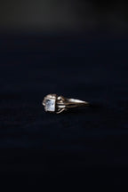 Edwardian 10K Pinky Ring with Glass Stone
