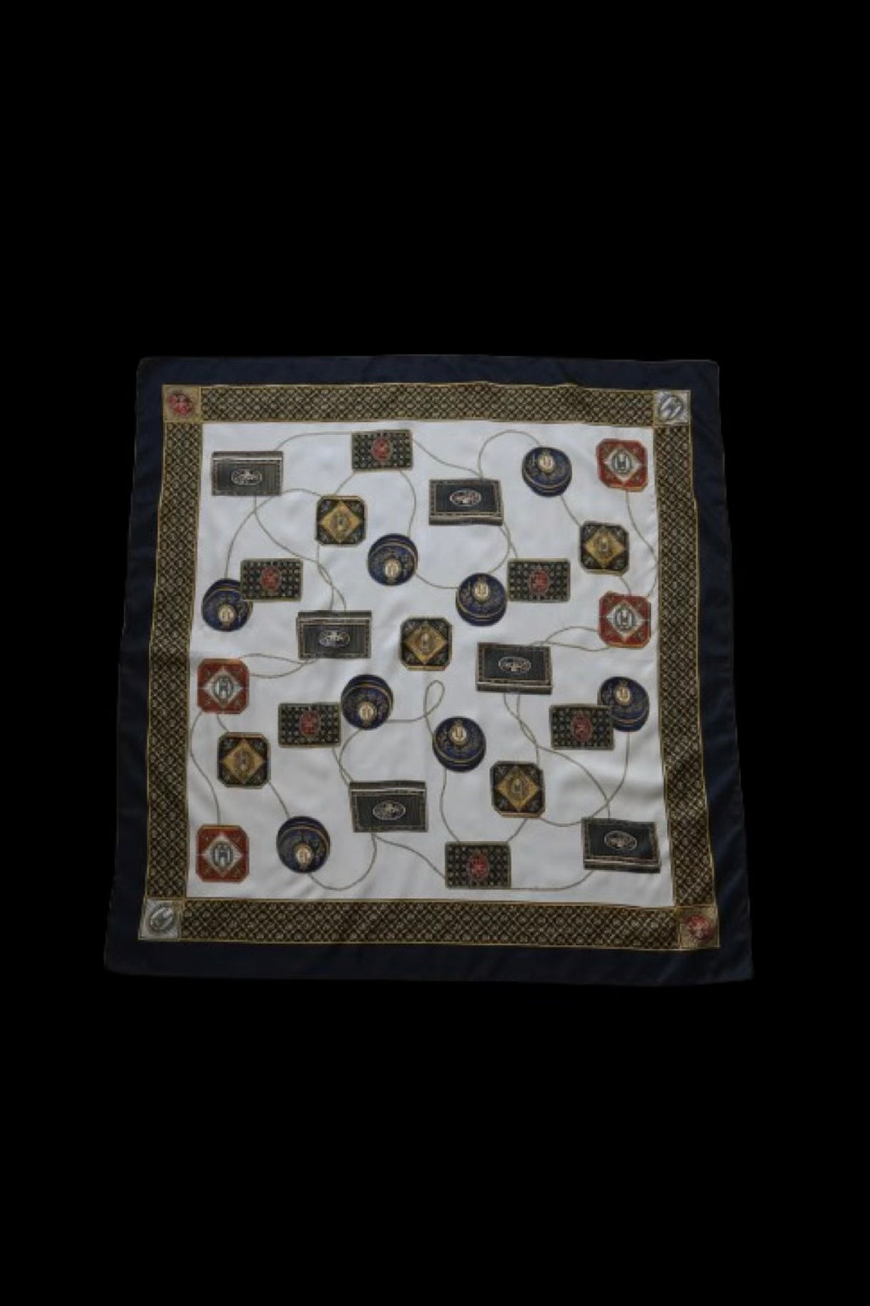 Vintage Geometric Scarf